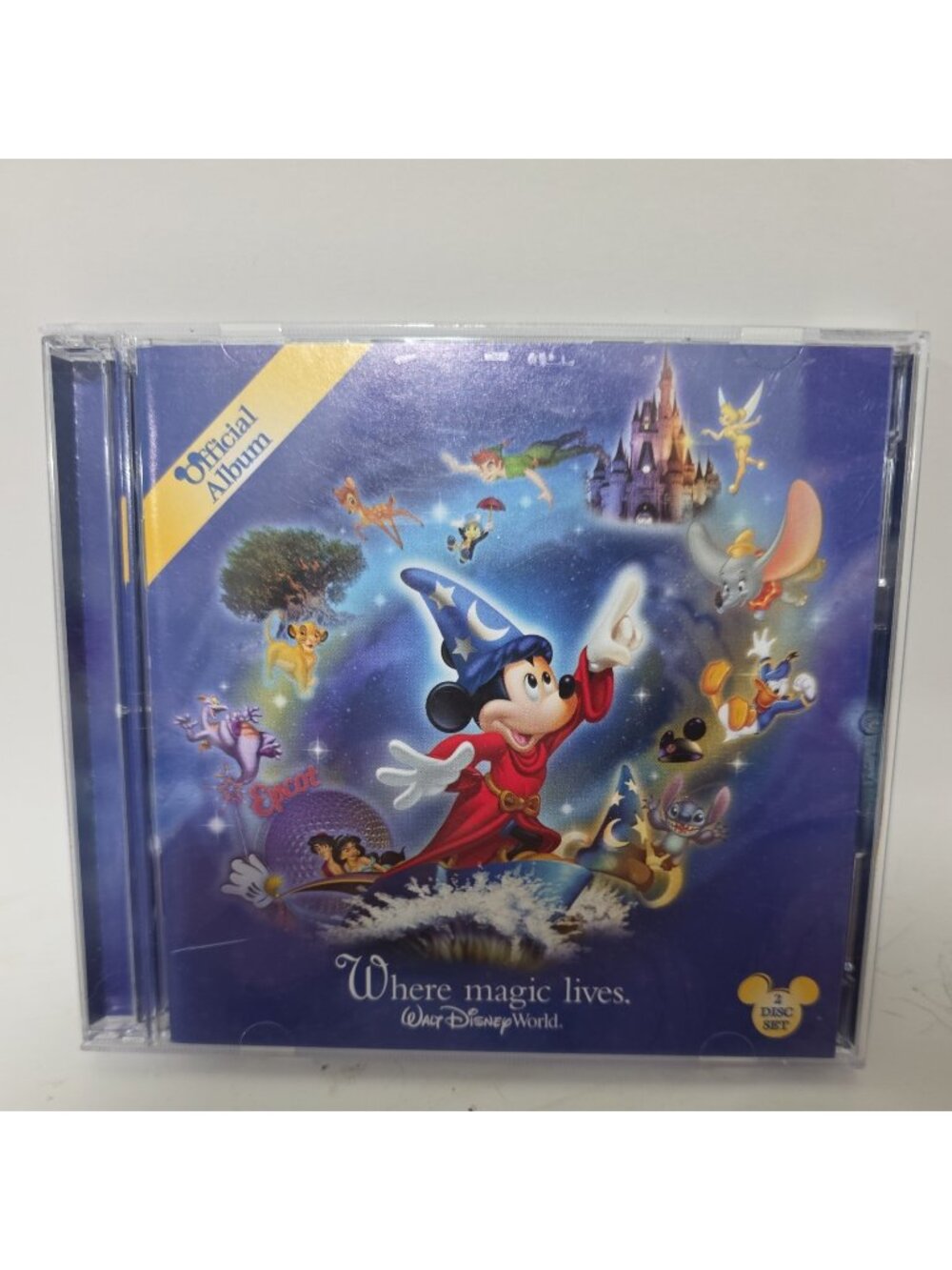 Walt Disney World Where Magic Lives Official Album 2 CD 2006 Theme Park Music